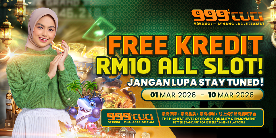 999cuci free kredir all slot casino malaysia