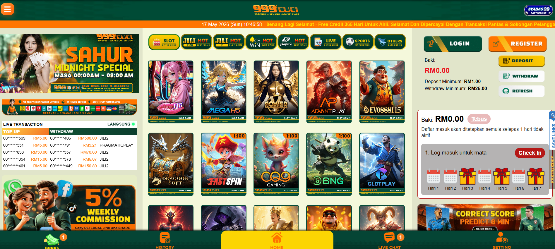 999cuci online casino malaysia free kredit slot