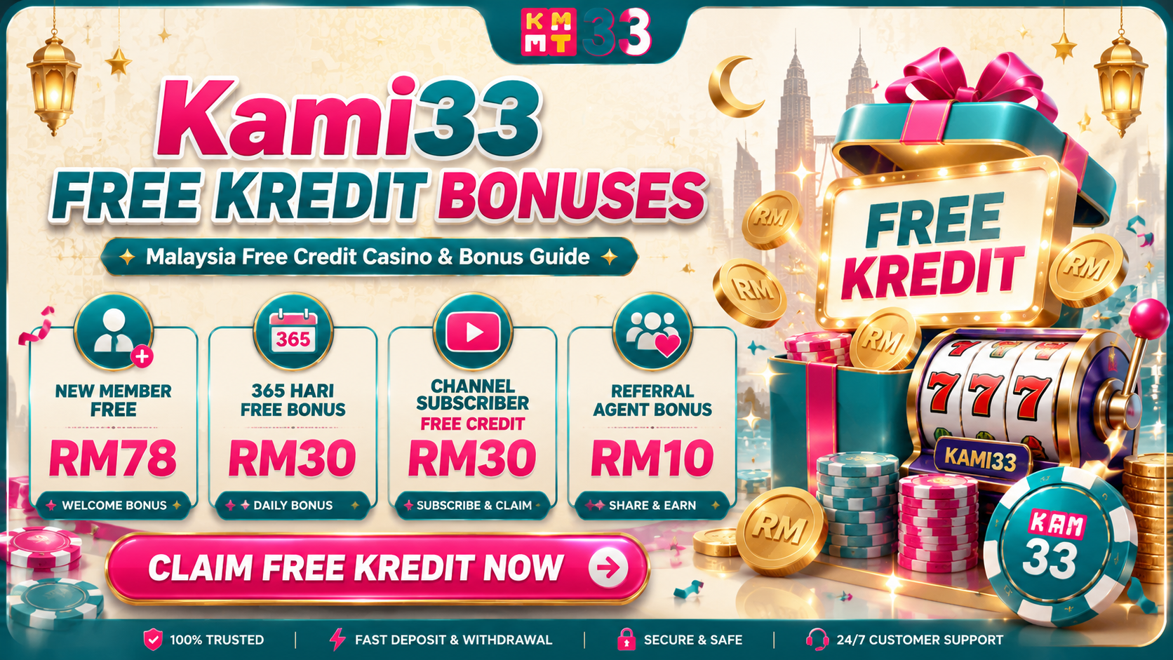 kami33 new register link free kredit 365